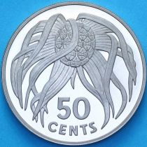 Кирибати 50 центов 1979 год. Орех пандауса. Пруф