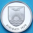 Монета Кирибати 5 центов 1979 год. Геккон. Пруф