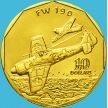 Монета Маршалловы острова 10 долларов 1991 год. Focke-Wulf Fw 190 Würger
