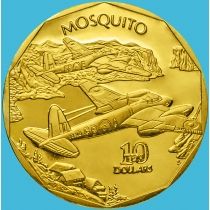 Маршалловы острова 10 долларов 1991 год. De Havilland Mosquito