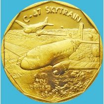 Маршалловы острова 10 долларов 1991 год. Douglas C-47 Skytrain