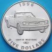 Монеты Маршалловы острова 5 долларов 1996 год. 1964 Ford Mustang