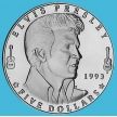 Монеты Маршалловы острова 5 долларов 1993 год. Элвис Пресли