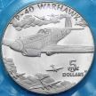 Монеты Маршалловы острова 5 долларов 1991 год. Самолет Р-40 Буклет