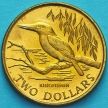 Монета Новая Зеландия 2 доллара 1993 год. Священная альциона.
