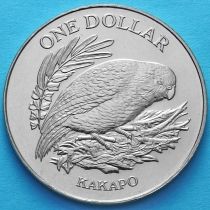Новая Зеландия 1 Доллар 1986 год. Какапо.