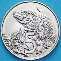 Новая Зеландия 5 центов 2005 год. BU