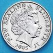 Монета Новая Зеландия 5 центов 2005 год. BU