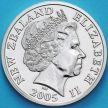Монета Новая Зеландия 5 долларов 2005 год. Хохлатый пингвин. BU