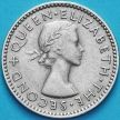 Монета Новая Зеландия 6 пенсов 1955 год. Гуйя.