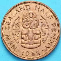 Новая Зеландия 1/2 пенни 1962 год.