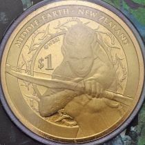 Новая Зеландия 1 доллар 2013 год.  Пустошь Смауга. Тауриэль. BU