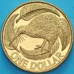 Монета Новая Зеландия 1 доллар 1991 год. Киви. BU