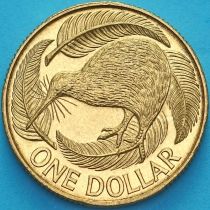 Новая Зеландия 1 доллар 1991 год. Киви. BU