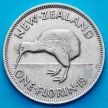 Монета Новая Зеландия 1 флорин 1949 год.