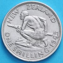 Новая Зеландия 1 шиллинг 1965 год.