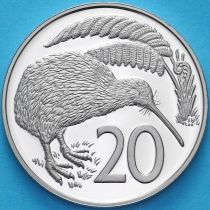 Новая Зеландия 20 центов 1989 год. Пруф
