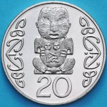Новая Зеландия 20 центов 1992 год. BU