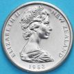 Монета Новая Зеландия 10 центов 1982 год. Маска Маори.
