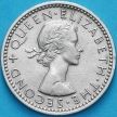 Монета Новая Зеландия 6 пенсов 1953 год. Гуйя.
