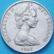 Монета Новая Зеландия 1 шиллинг 1967 год