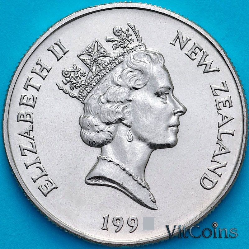 Монета Новая Зеландия 5 центов 1996 год. BU