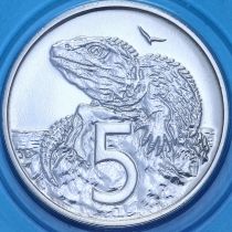 Новая Зеландия 5 центов 2002 год. BU