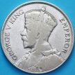 Монета Новая Зеландия 1/2 кроны 1933 год. Серебро.№1