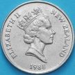 Монета Новая Зеландия 10 центов 1988 год. Маска Маори.