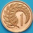 Монета Новой Зеландии 1 цент 1967 год. Пруф