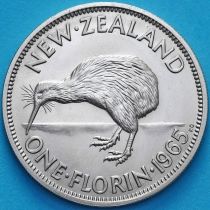 Новая Зеландия 1 флорин 1965 год. BU