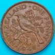Монеты Новая Зеландия 1 пенни 1946 год. Новозеландский туи.