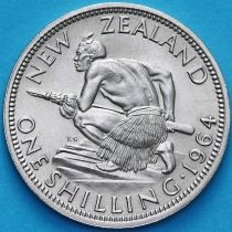 Новая Зеландия 1 шиллинг 1964 год.