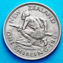 Новая Зеландия 1 шиллинг 1962 год.