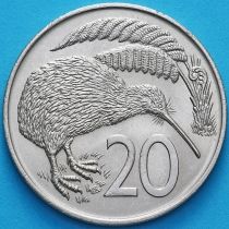 Новая Зеландия 20 центов 1967 год. BU