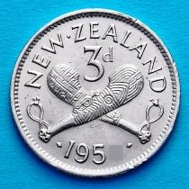 Новая Зеландия 3 пенса 1959 год. 
