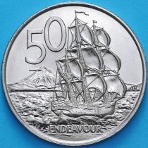 Новая Зеландия 50 центов 1992 год. BU
