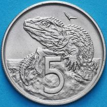 Новая Зеландия 5 центов 1967 год. BU