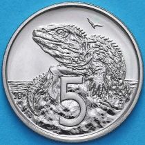 Новая Зеландия 5 центов 1992 год. BU
