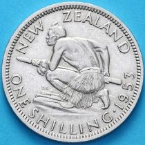 Новая Зеландия 1 шиллинг 1953 год.