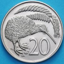 Новая Зеландия 20 центов 1974 год. BU