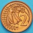 Монета Новая Зеландия 2 цента 1974 год. BU
