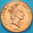 Монета Новая Зеландия 2 цента 1987 год.
