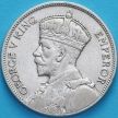Монета Новая Зеландия 1 флорин 1934 год. Георг V. Серебро