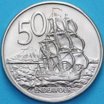 Новая Зеландия 50 центов 1975 год. BU