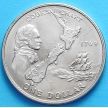 Монета Новой Зеландии 1 доллар 1969 год. Джеймс Кук. Без дефиса в надписи гурта.