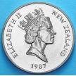 Монеты Новой Зеландии 1 доллар 1987 год. 100 лет национальным паркам.