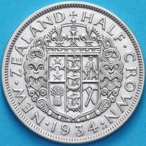 Новая Зеландия 1/2 кроны 1934 год. Серебро. №2