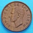 Монеты Новой Зеландии 1/2 пенни 1949 год. Амулет Хей-Тики.