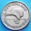 Монета Новой Зеландии 1 флорин 1948 год.